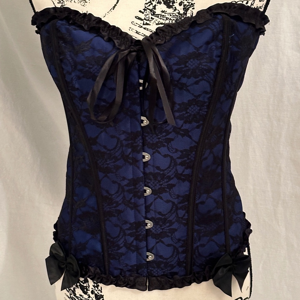 Corset Bustier Lace Up  2XL Brand New